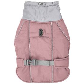 Pet Dog Warm-keeping Cotton Clothing (Option: Pink-M)